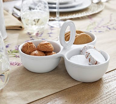 Monique Lhuillier Arles Multi-Condiment Server | Pottery Barn