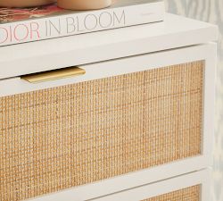 Westly Cane 5-Drawer Tall Dresser (26")