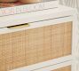 Westly Cane 5-Drawer Tall Dresser (26")