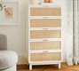 Westly Cane 5-Drawer Tall Dresser (26")