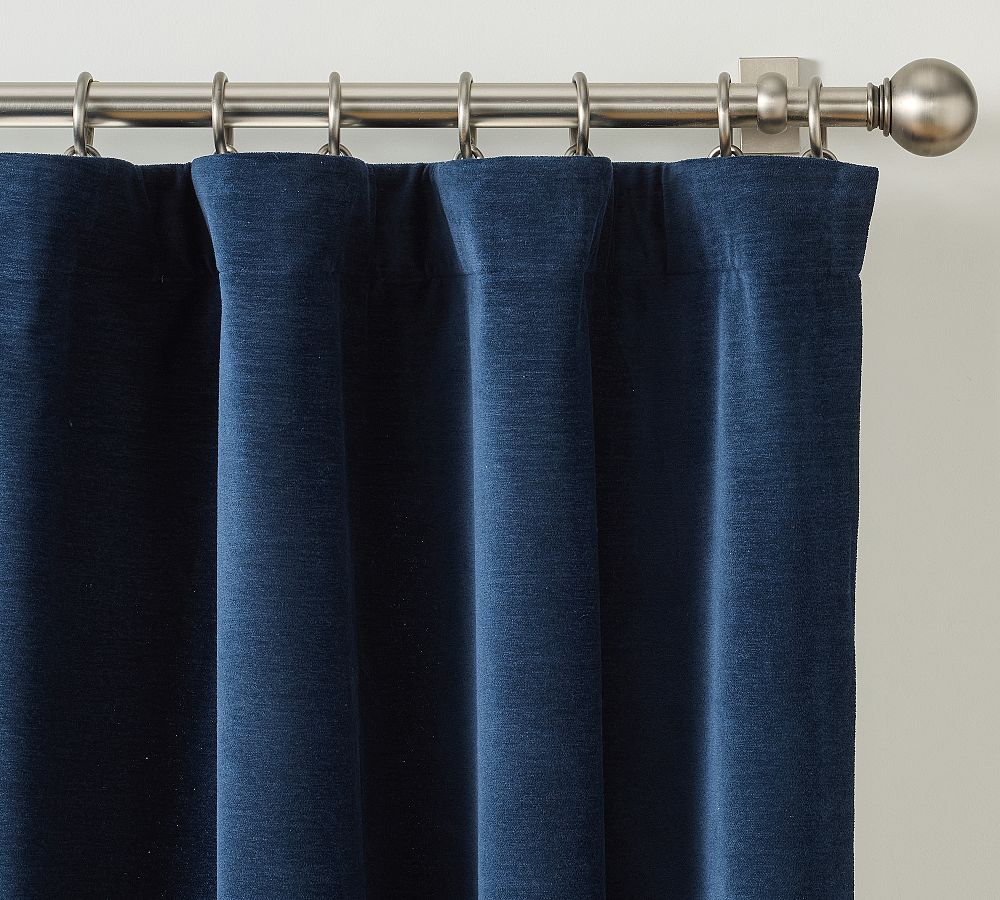 Cozy Cloud Curtain - Midnight, 50" W x 84" L