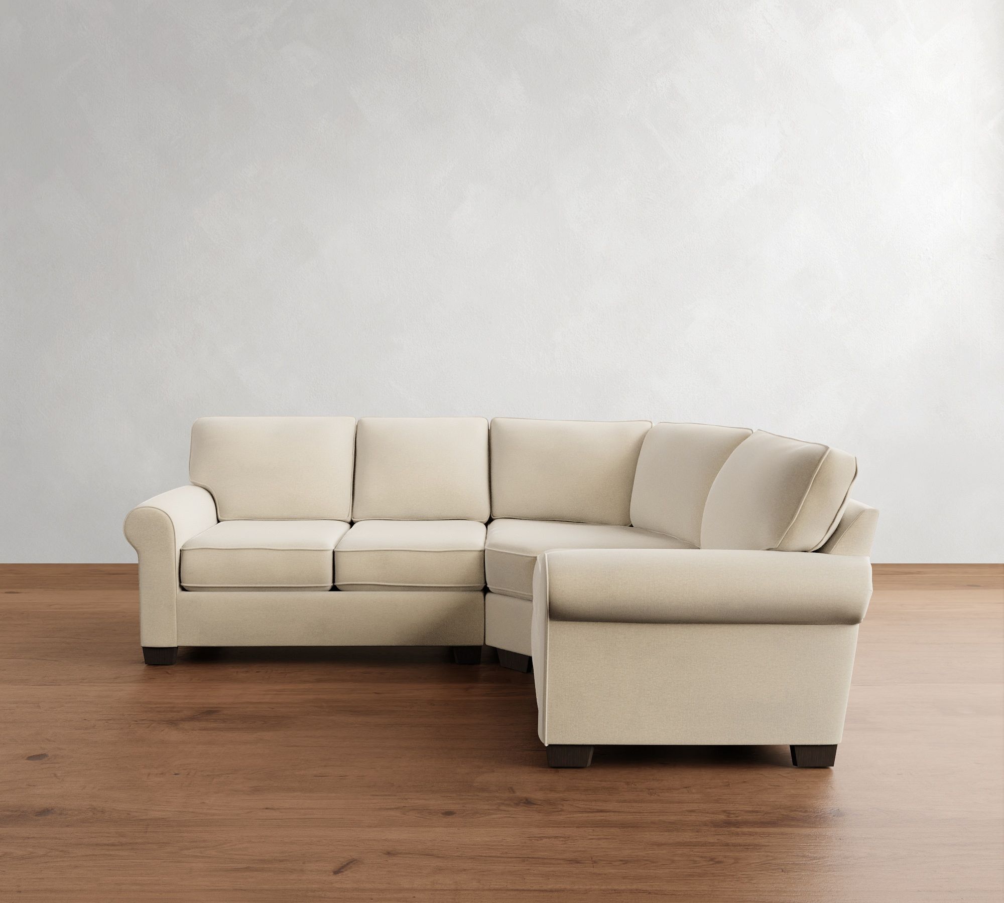 Buchanan Roll Arm 3-Piece Curved Wedge Sectional (100") - thumbnail 7