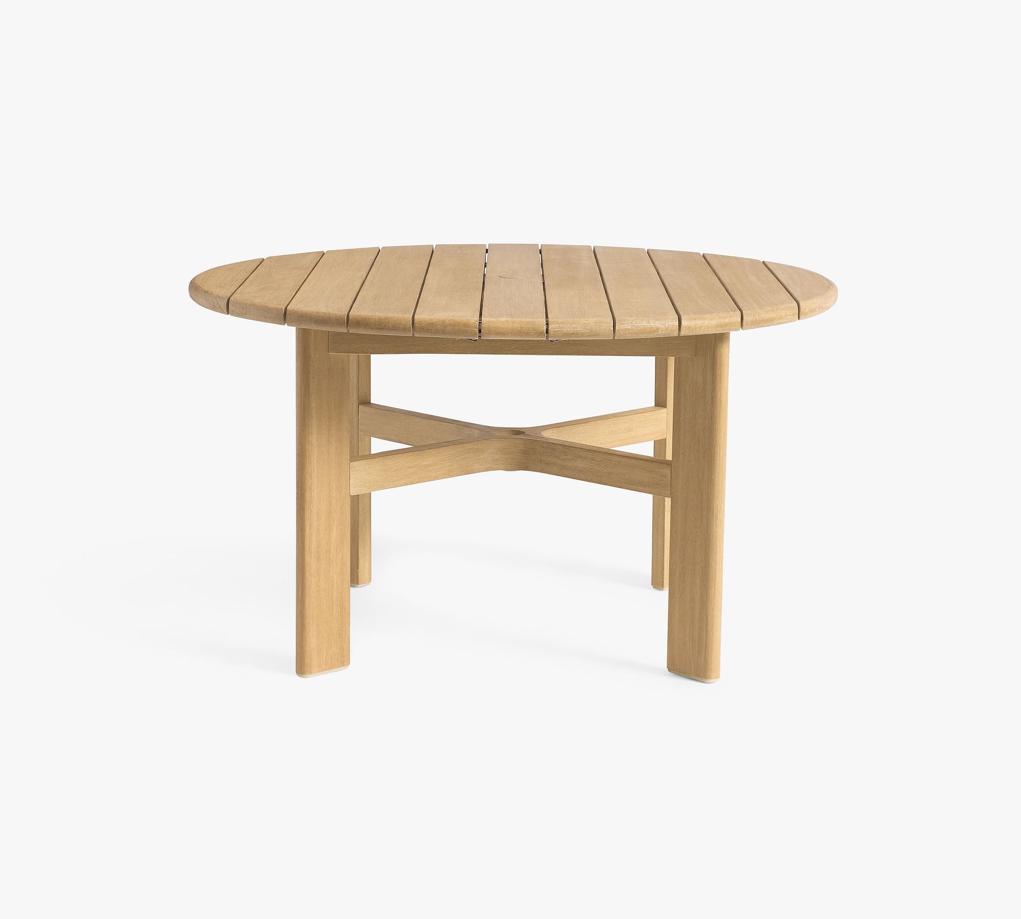 Woodside Round Extendable Outdoor Dining Table (54"-74")
