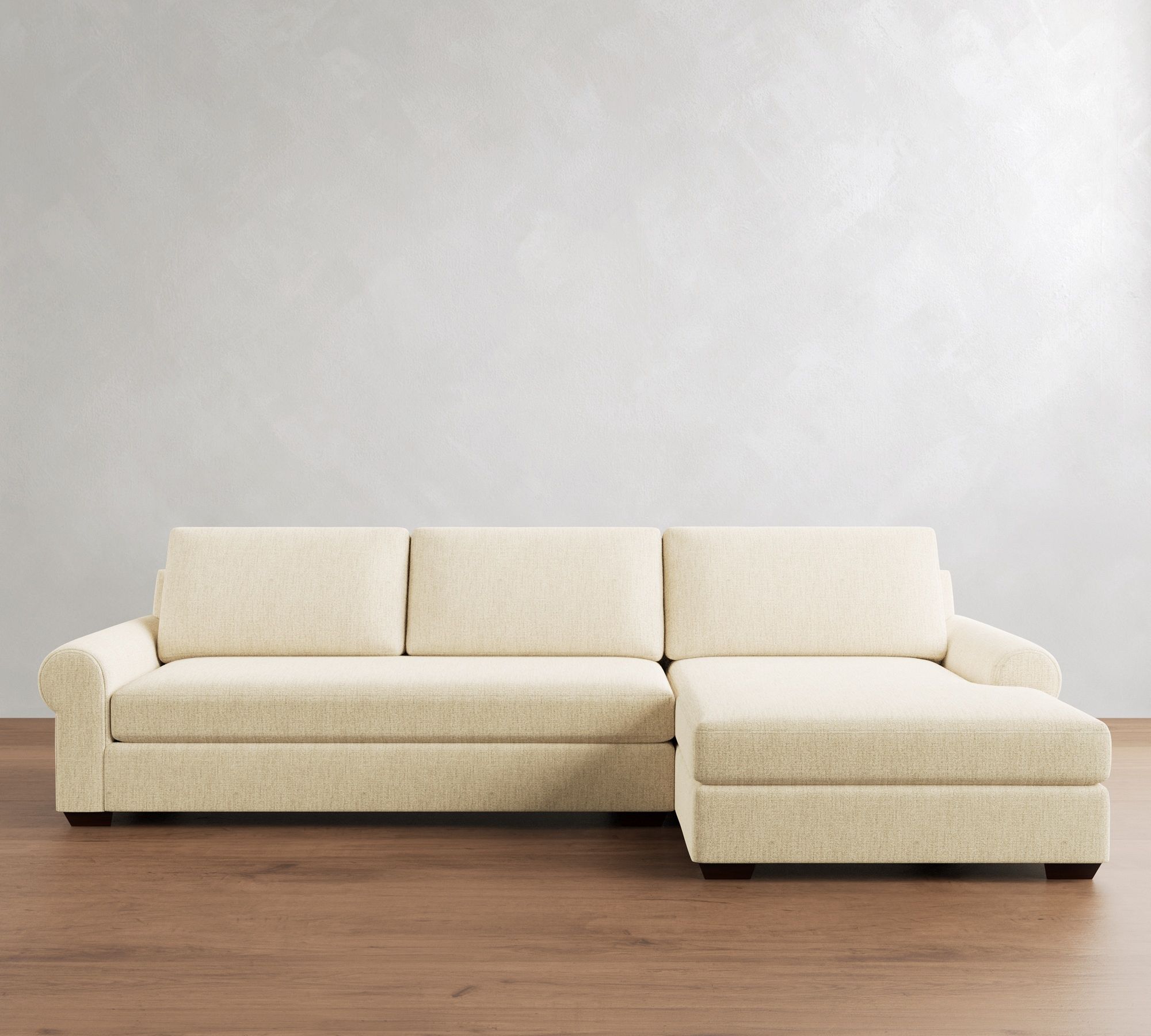 Big Sur Roll Arm Chaise Sectional (115"&ndash;157") - thumbnail 9