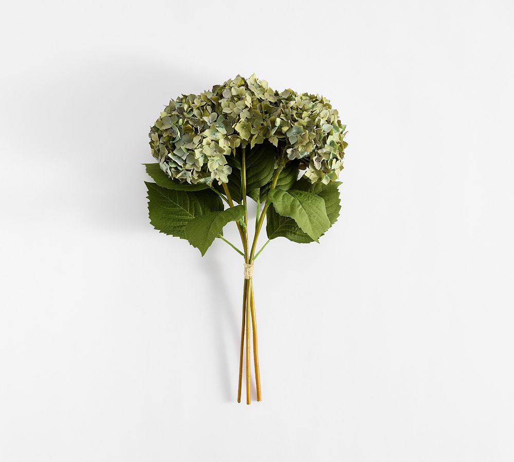 Faux Dusty Green Hydrangea Bundle