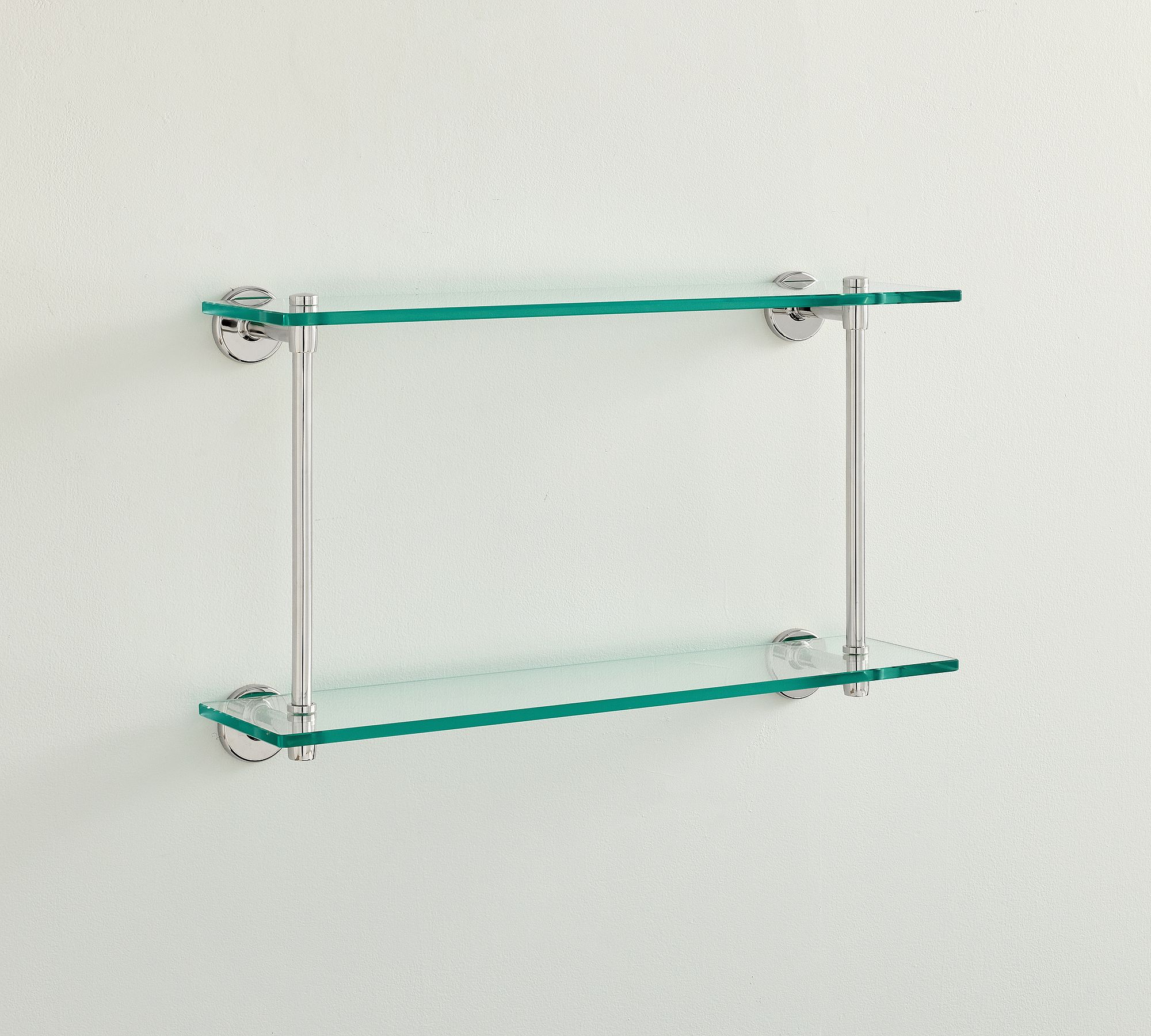 Sansome Glass Double Shelf (24")