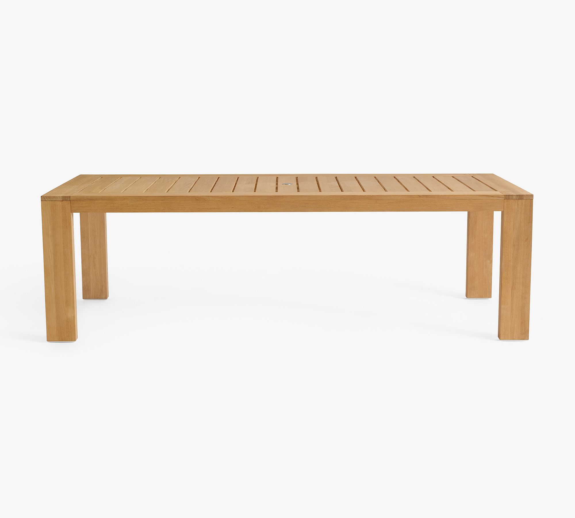 Malibu Teak Rectangular Grand Outdoor Dining Table (98")