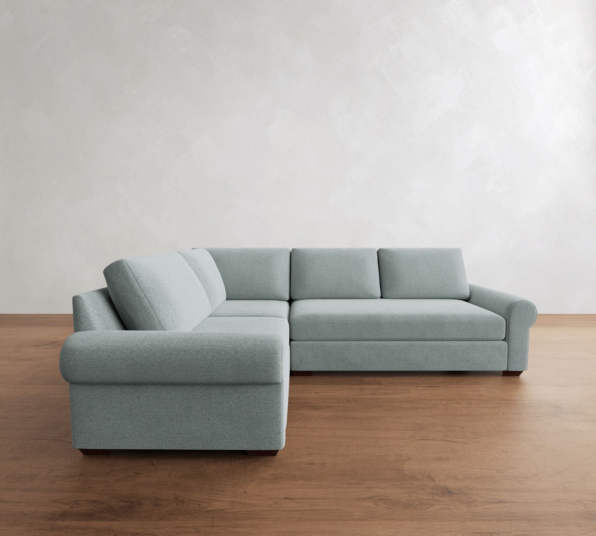 Big Sur Roll Arm 3-Piece Sectional (115")