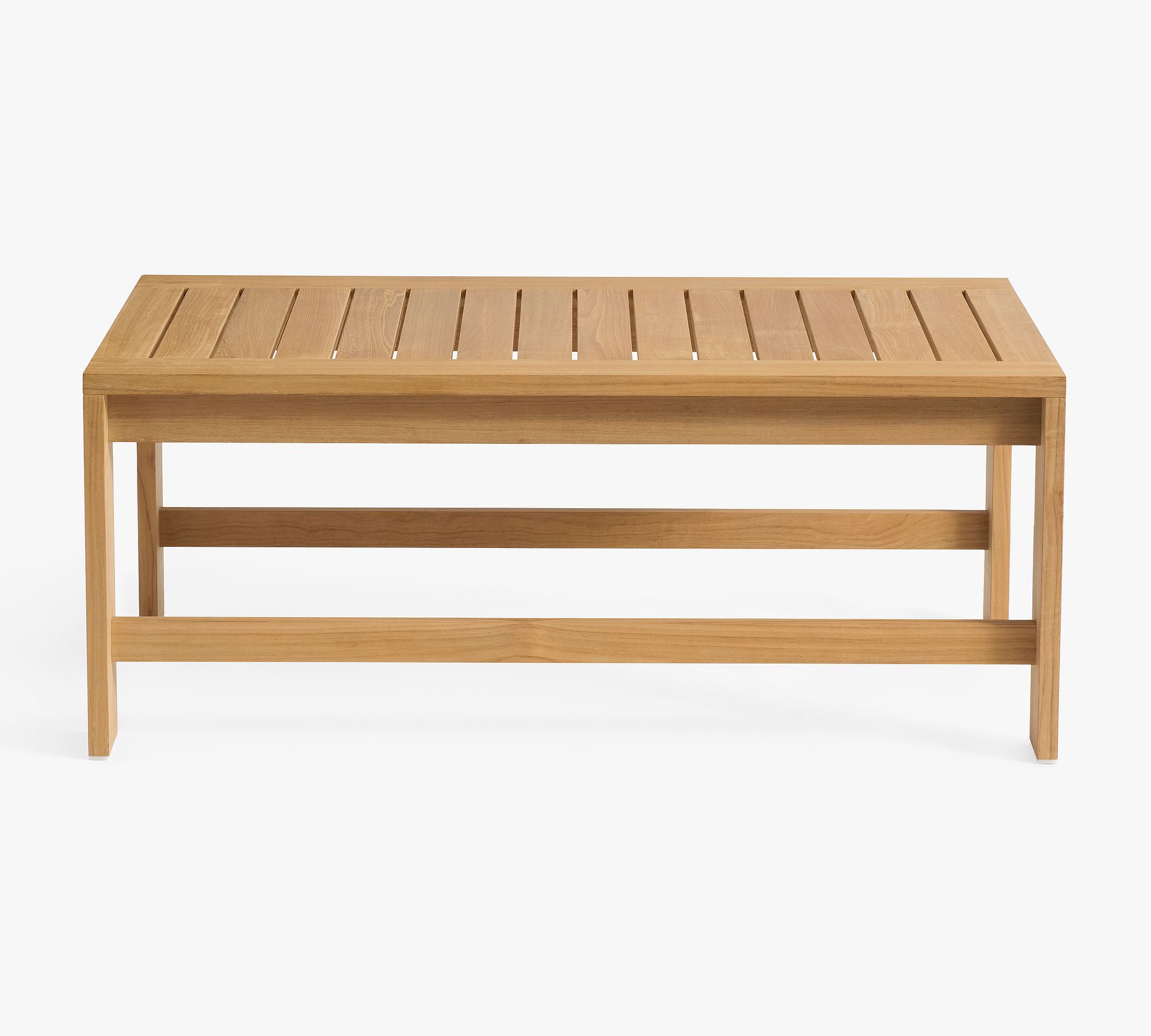 Malibu Teak Rectangular Outdoor Coffee Table (45")