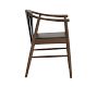 Karo Leather Dining Armchair, Black