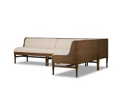 Montana Oak Dining Banquette (113")