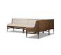 Montana Oak Dining Banquette (113")