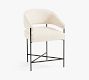 Baldwin Upholstered Metal Stool