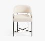 Baldwin Upholstered Metal Stool