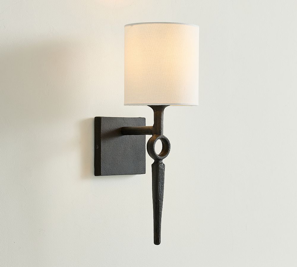 Easton Forged-Iron Sconce (18'') by Pottery Barn