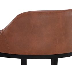 Evanna Faux Leather Counter Stool