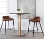 Evanna Faux Leather Counter Stool