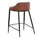 Evanna Faux Leather Counter Stool