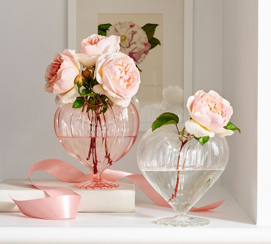 Heart Glass Vase