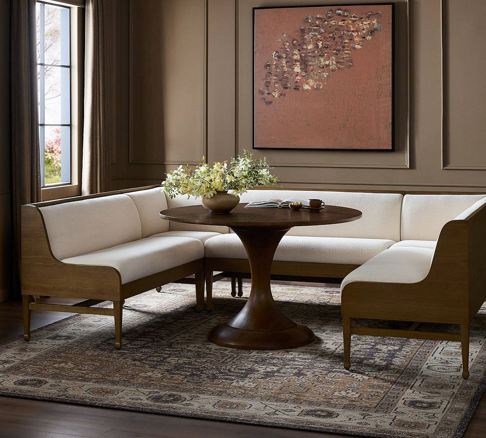 Montana Oak Dining Banquette (101") by Pottery Barn