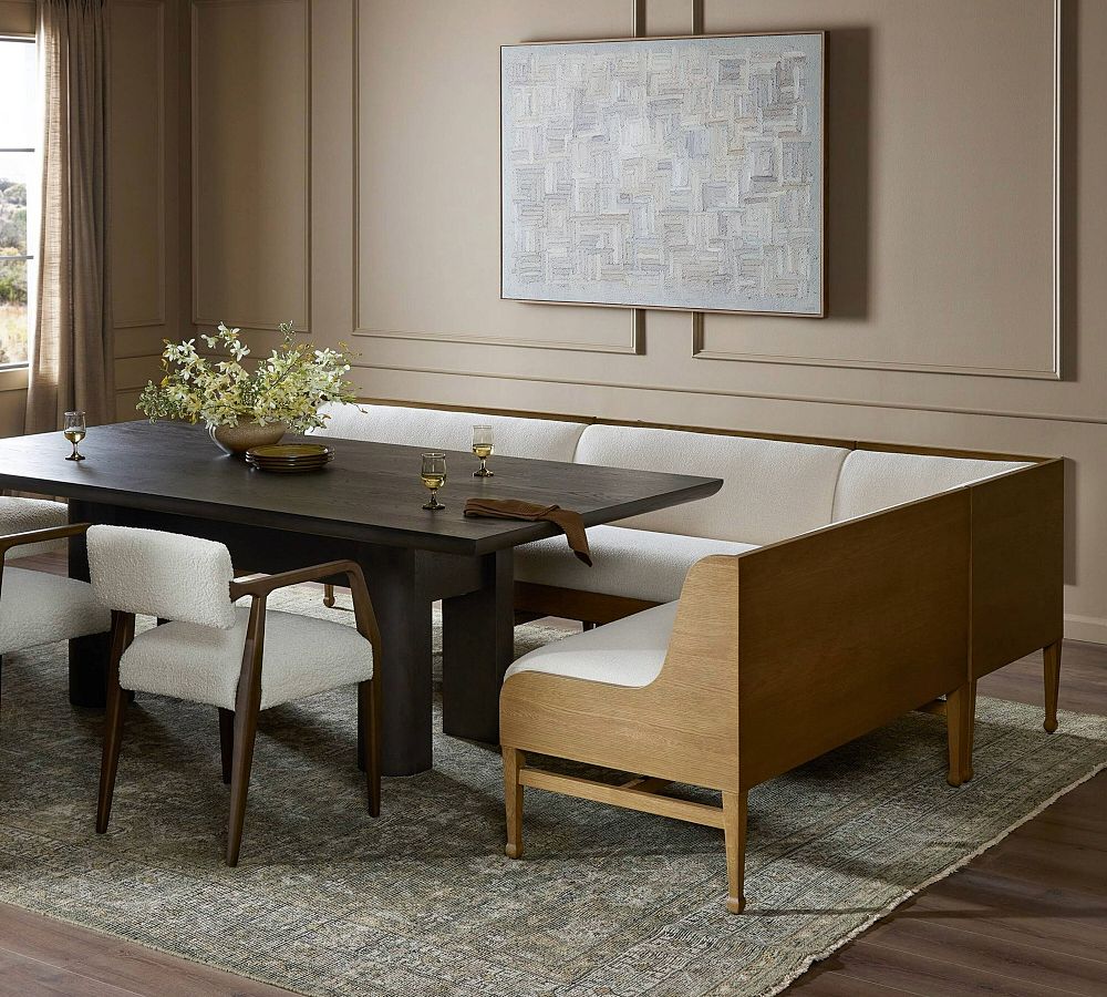 Montana Oak Dining Banquette (98") by Pottery Barn