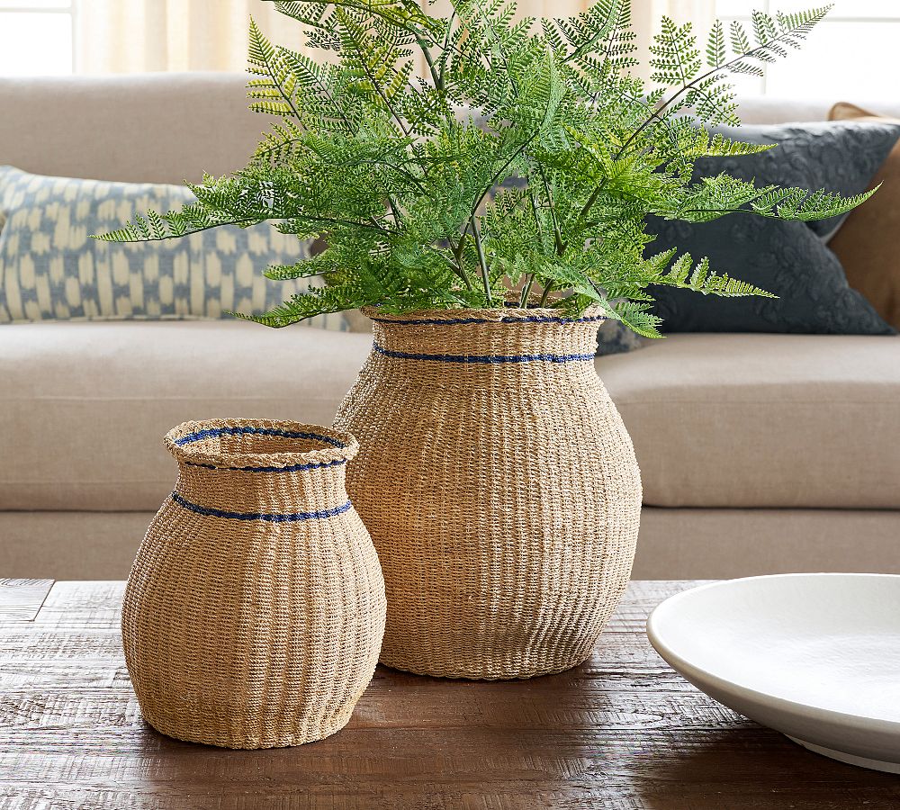 Woven Stripe Vase by Pottery Barn