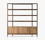 Hughes Wide Bookcase with Cabinets (84")