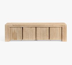 Open Box: Rockport Long Low Media Console, 80" - Pale Sand