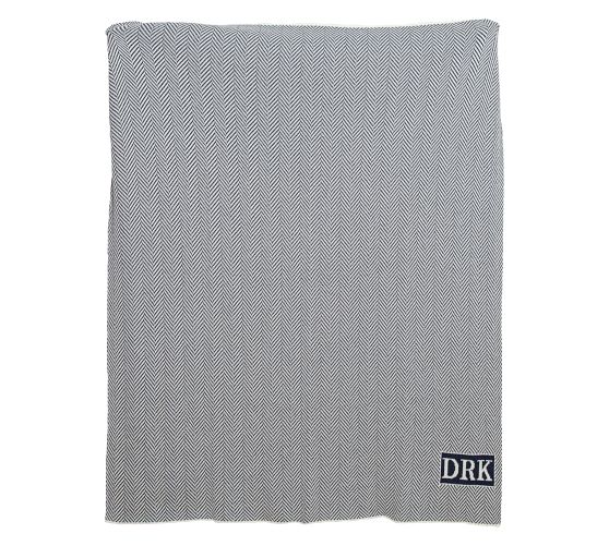 Witten Personalized Herringbone Throw