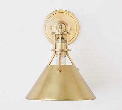 Jocelyn Flared Metal Sconce (11")