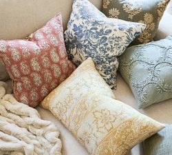 Sorrel Floral Toile Pillow Cover
