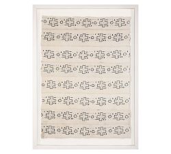 Mali Textile Framed Print