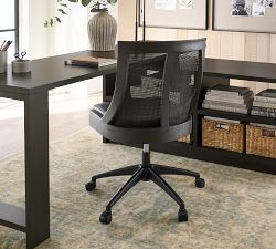 Bennett Leather Swivel Desk Chair