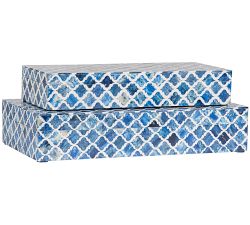 Gabriella Bone Decorative Box - Set of 2