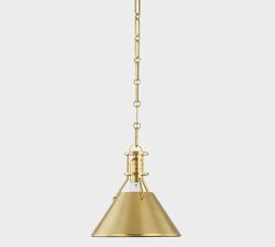 Jocelyn Flared Metal Pendant (9.5"-16")