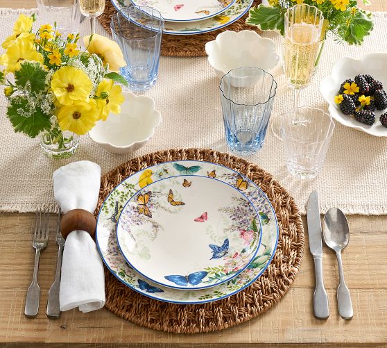 Meadow Stoneware Salad Plates - Set of 4 by Pottery Barn