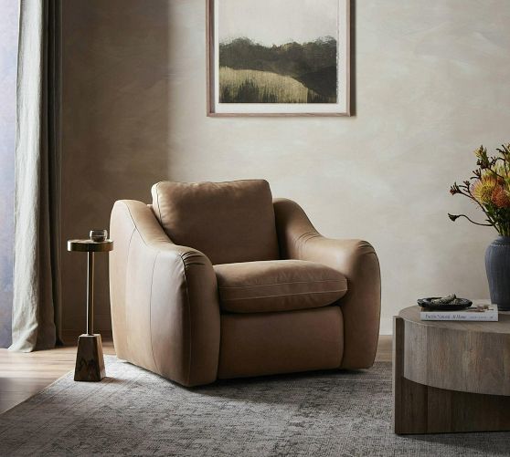 Cindy Leather Power Recliner by Pottery Barn