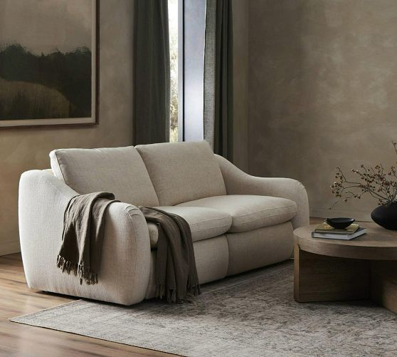 Cindy Upholstered Power Reclining Sofa (83"-116") by Pottery Barn