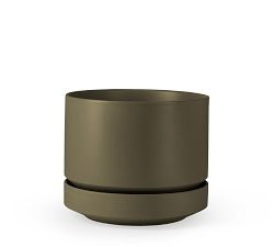 Modern Olive Ceramic Planters