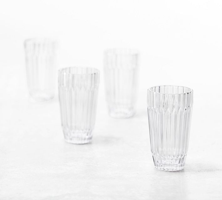 Monique Lhuillier Lily of the Valley Glass Tumblers - Set of 4 | Pottery  Barn