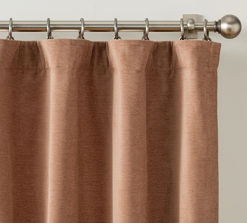 Cozy Cloud Blackout Curtain - Rosewood, 50" W x 84" L