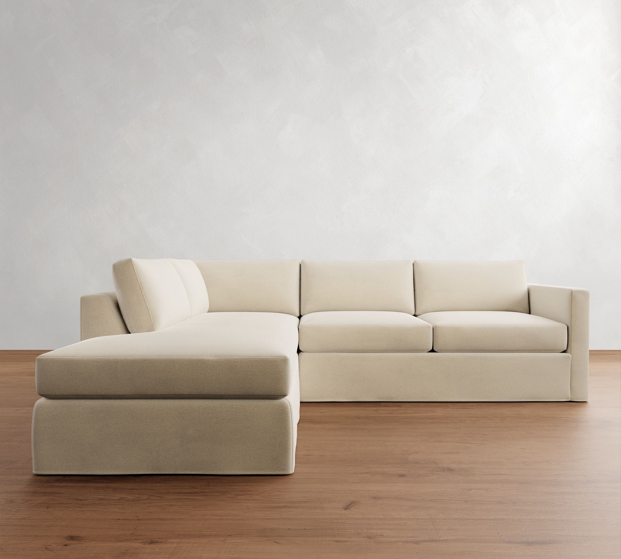 Carmel Slim Arm Slipcovered Return Bumper Sectional (110"&ndash;122") - thumbnail 9