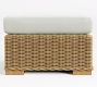 Huntington  Wicker Outdoor Ottoman (27")