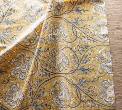 Carolle Kalamkari Block Print Cotton Napkins - Set of 4