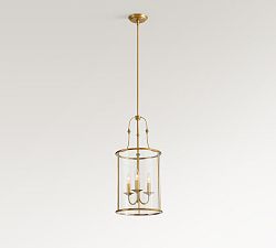Oxford Lantern Metal Pendant (13")