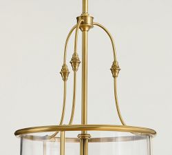 Oxford Lantern Metal Pendant (13")