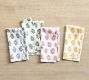 Sophia Floral Block Print Cotton Napkins - Set of 4