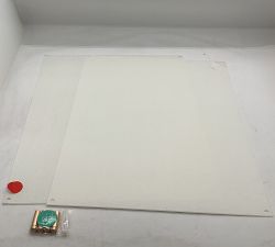 Open Box: Acrylic Floating Double Panel Wall Frames (18" x 24") - Brass