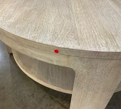 Open Box: Aptos Round Coffee Table (40") - Sandwash