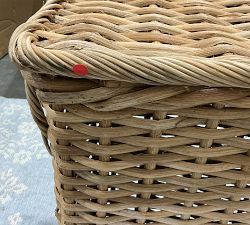 Open Box: Aubrey Handwoven Oversized Lidded Basket - Natural